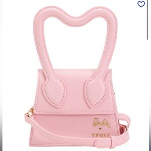 Baby pink Truly Beauty X Barbie handbag